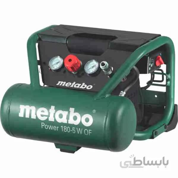کمپرسور باد 5 لیتری متابو مدل POWER 180-5W ا Metabo POWER 180-5W COMPRESSOR