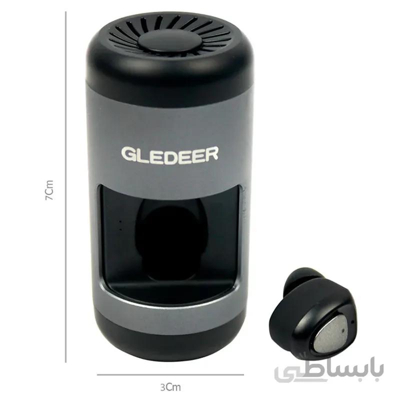 اسپیکر بلوتوثی Gledeer D10 + هندزفری بلوتوث تک گوش