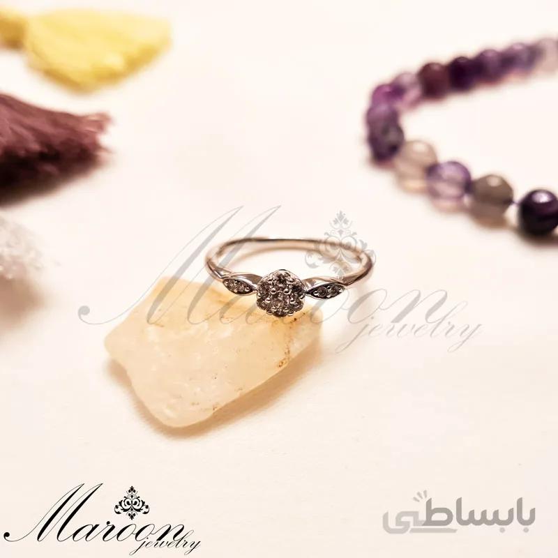 انگشتر فلاور نقره ای مارون CA69