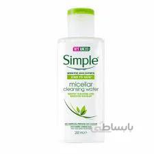 میسلار سیمپل واتر پاک کننده سیمپل مدل micellar cleansing water simple حجم 200 میلی لیتر