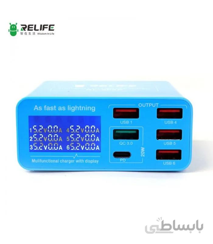 تستر و شارژر رومیزی Relife RL-304P