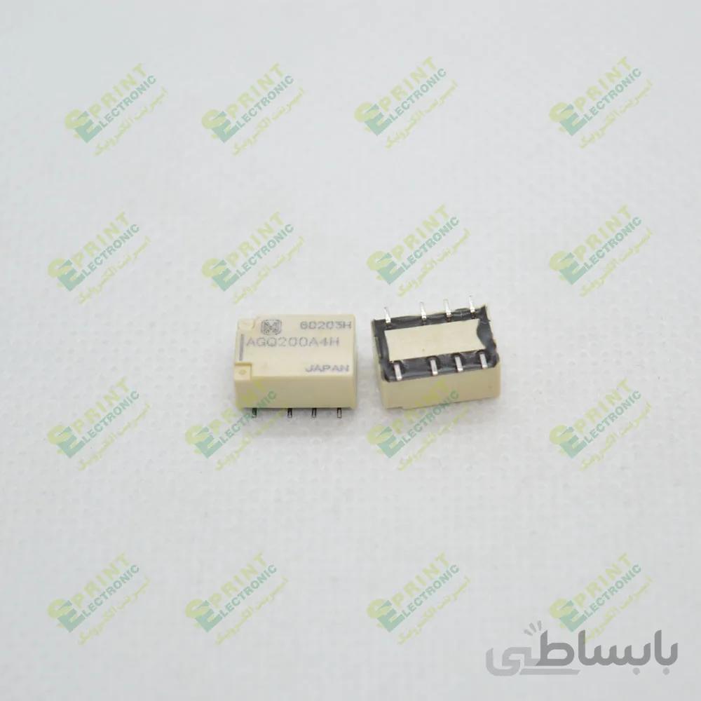 رله 4.5 ولت مینی مخابراتی ریز 8 پایه 1 آمپر Matsushita AGQ200A4H SMD