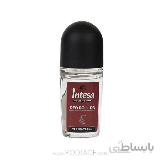 رول ضد تعریق مردانه اینتسا سری Pour Homme مدل Ylang-Ylang حجم 50 میلی لیتر ا Intesa Pour Homme Ylang-Ylang Roll On Deodorant 50ml