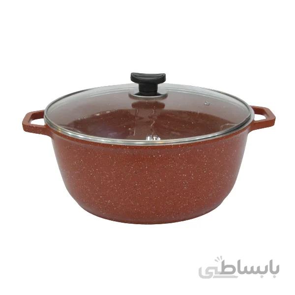 قابلمه مدل امارا طرح سارینا سایز 32 - آبی متالیک