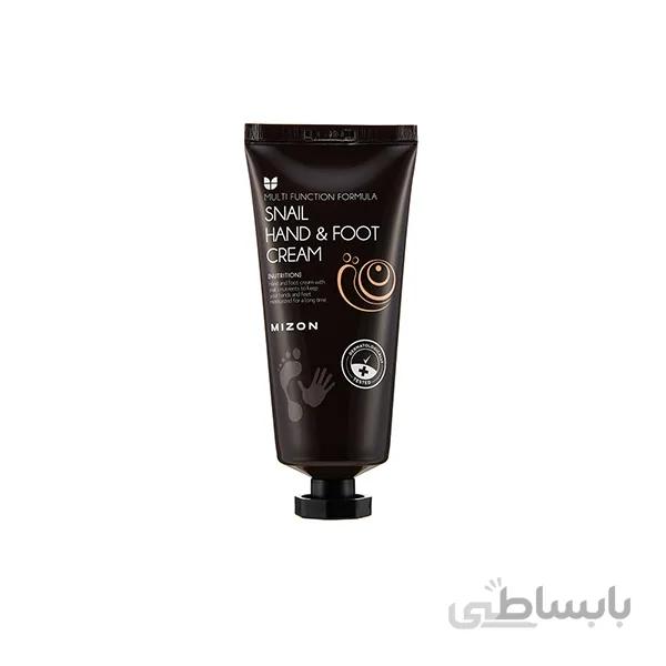 کرم دست و پا حلزون 🐌 MIZON ا Mizon snail Hand and foot cream