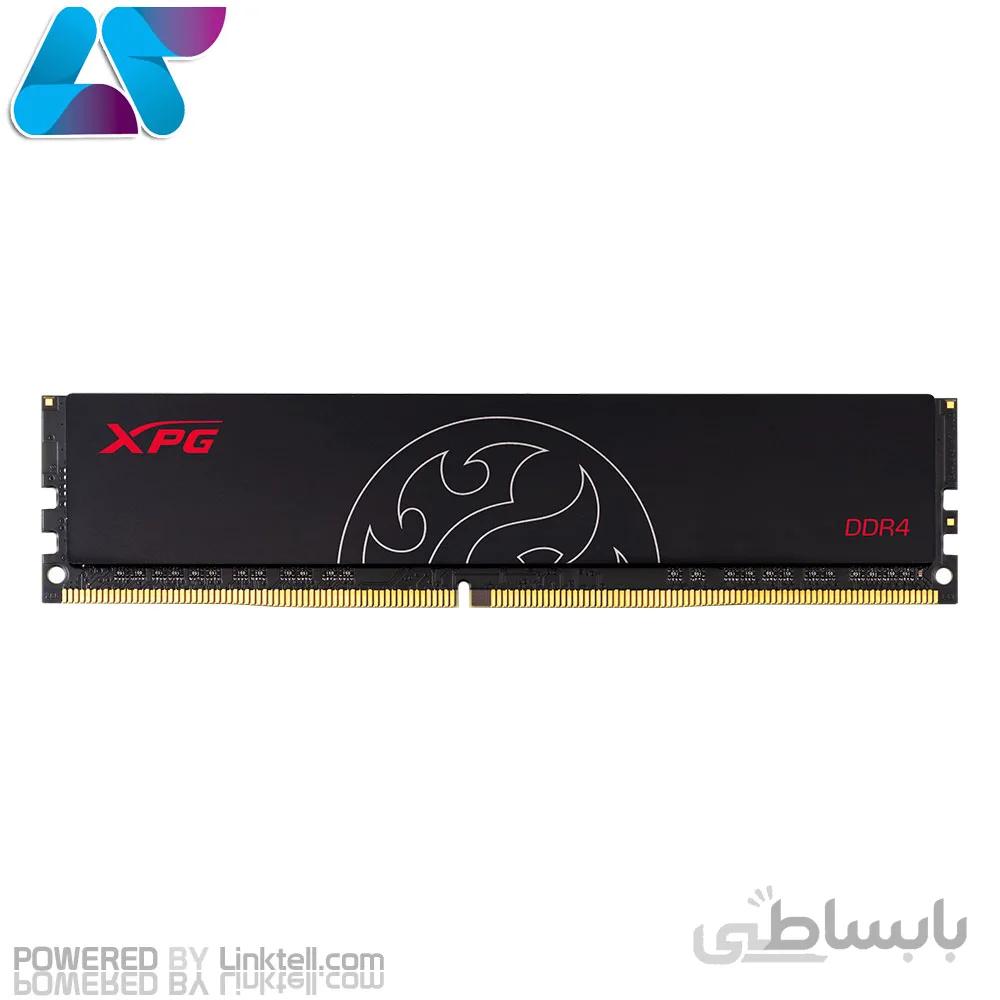 حافظهی رم اورکلاک DDR4 ای دیتا تک کاناله 3200 مگاهرتز CL16 مدل HUNTER ظرفیت 8 گیگابایت ا XPG HUNTER DDR4 MEMORY MODULE U-DIMM 8GB 3200MHz CL16 Single Channel Desktop RAM
