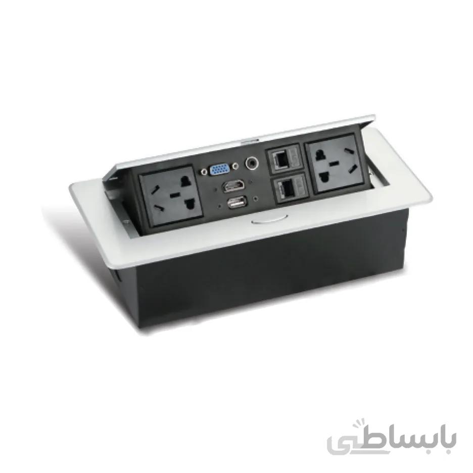 پریز برق دکمه تاچ مکانیکی فانتونی مدلF-0N-337-01