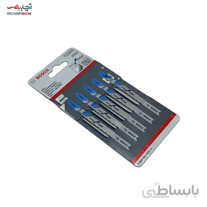 تیغه اره آهن بر 5 عددی بوش مدل BOSCH T118A