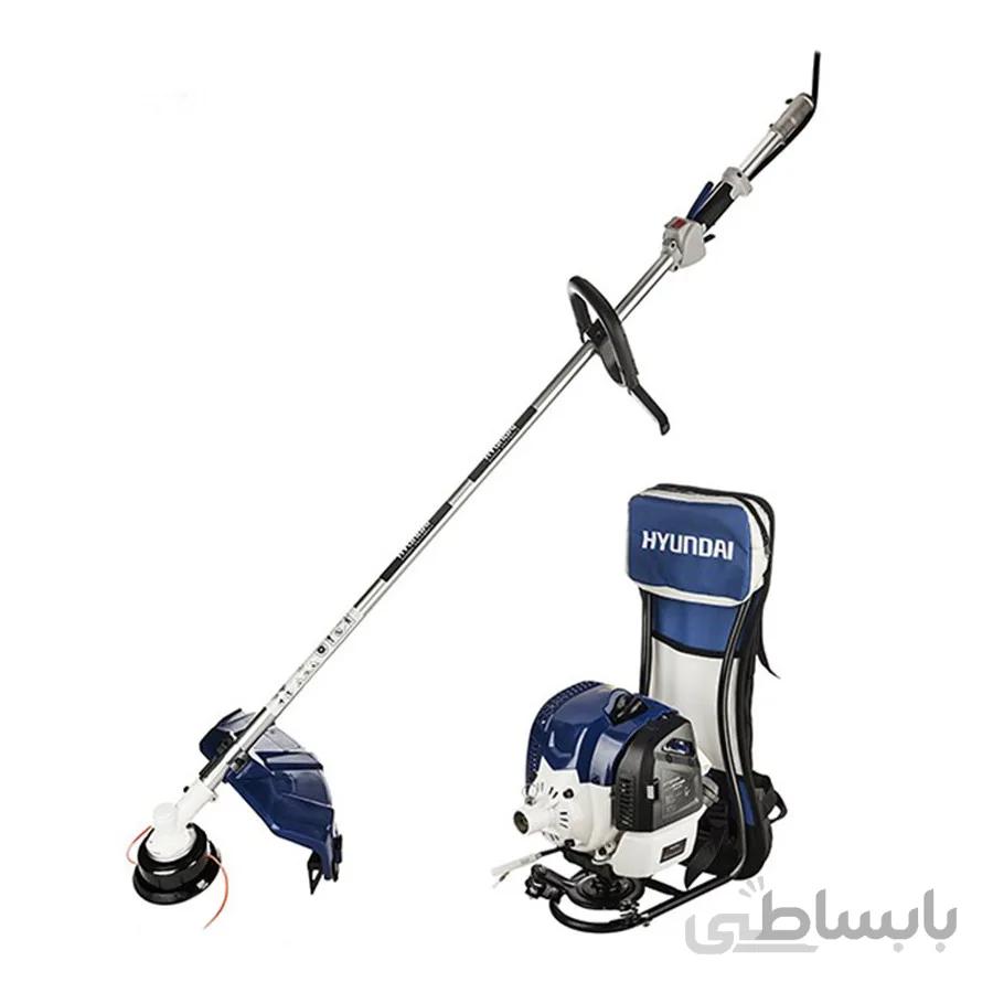 علف زن بنزینی کوله ای هیوندای مدل 1552BP ا Hyundai Petrol Brushcutter Model 1552BP