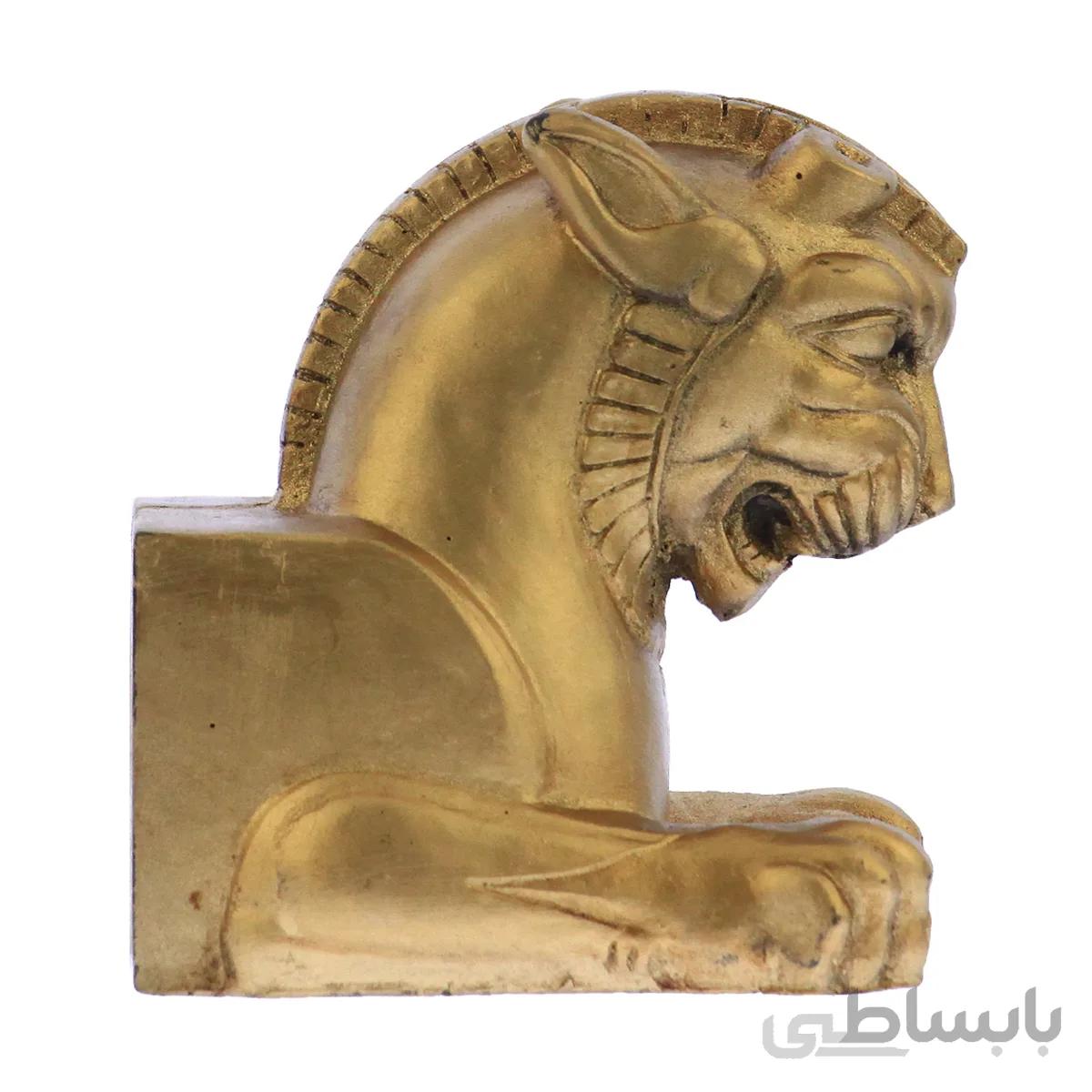 نگهدارنده کتاب تندیس و پیکره شهریار طرح شیر غرنده کد MO2980