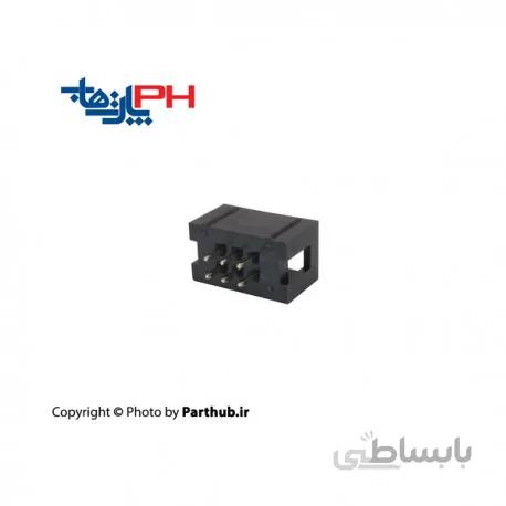 باکس هدر(IDC) 2*3 (6 پین) 2.54mm صاف (ST)
