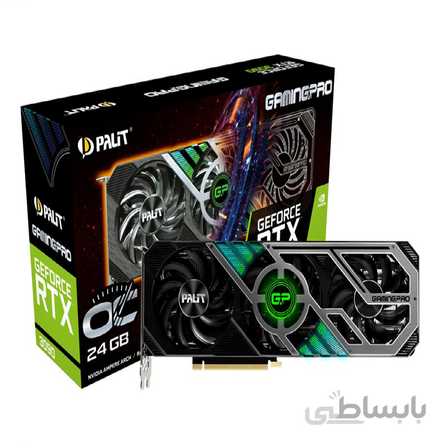 کارت گرافیک پلیت مدل GeForce RTX ۳۰۹۰ GamingPro حافظه ۲۴ گیگابایت