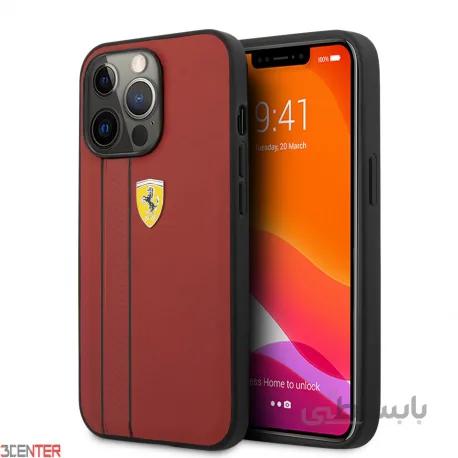 قاب اورجینال چرمی CG Mobile Leather Case Ferrari Iphone 13pro Max