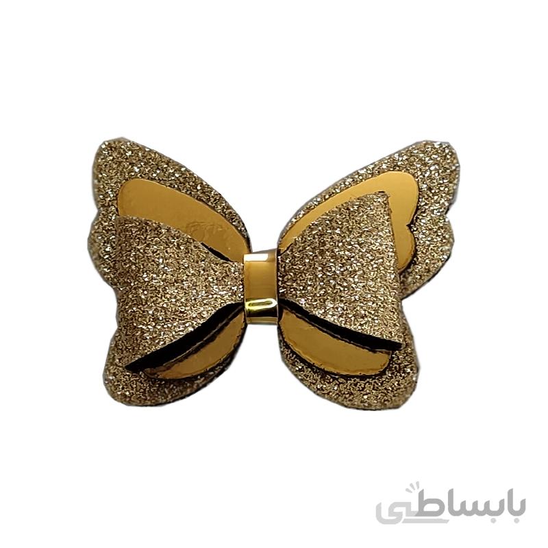سنجاق سر پروانه ای طلایی