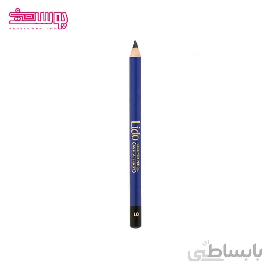 مداد چشم چوبی مشکی لیدو