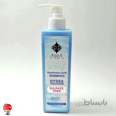 شامپو مو آدرا (ADRA) مدل هیالورونیک اسید حجم 270 میلی لیتر
