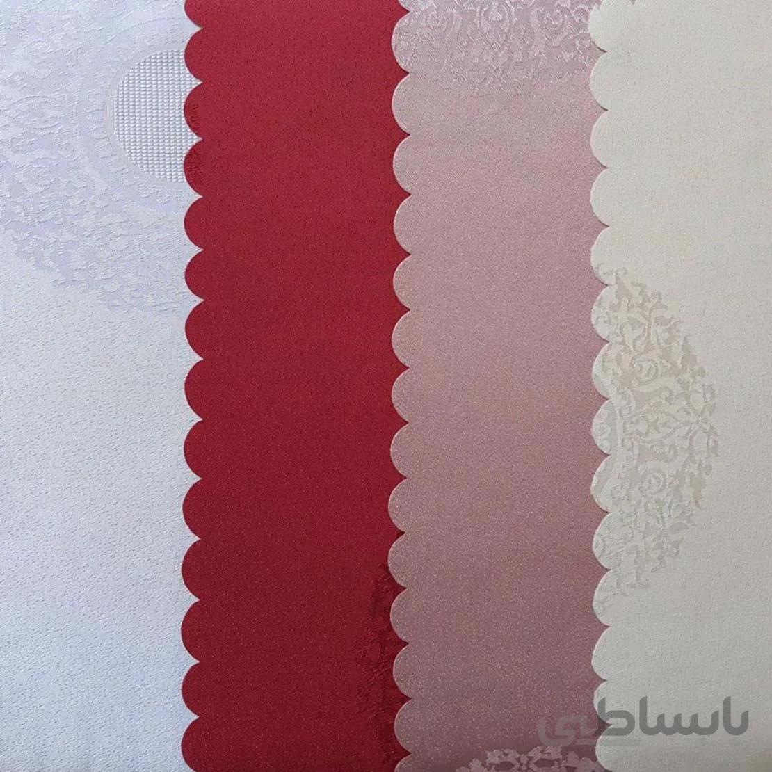 رومیزی ژاگارد 8 نفره مستطیل 250*150 رمانس یاسی