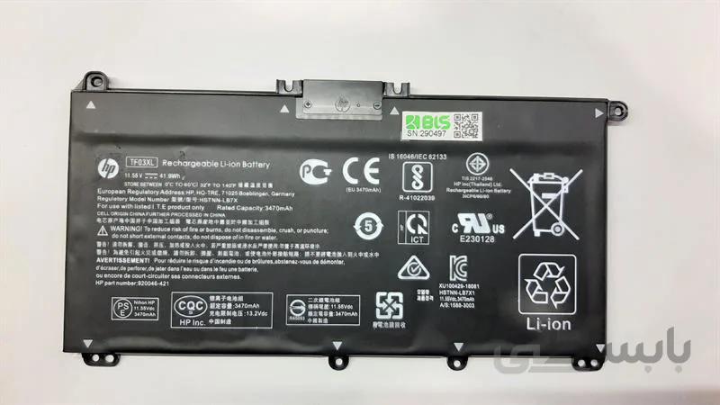 باتری لپ تاپ اچ پی LP03XL اورجینال ا HP Laptop Battery LP03XL ORG