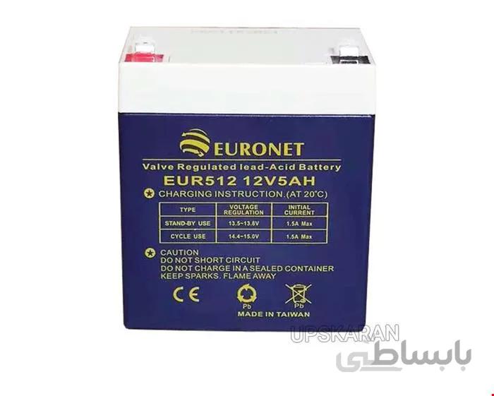 باتری 12 ولت 5 آمپر یورونت