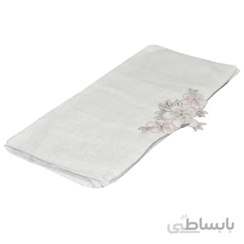 حوله دست و صورت ربکا مدل R-09326 سایز 50x90 سانتی متر