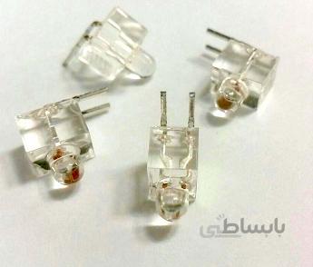 LED شیشه ای دو رنگ قرمز-سبز رایت - بسته 50 تایی