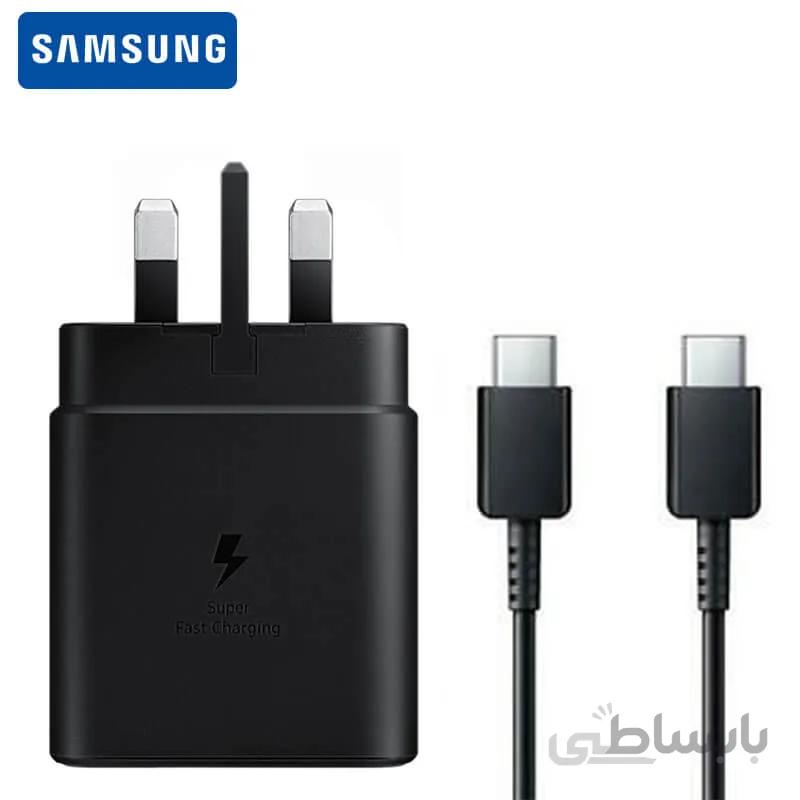 شارژر اصلی سامسونگ S22 Ultra با کابل تایپ سی سوپر فست شارژ Samsung EP-TA845 Charger 45W