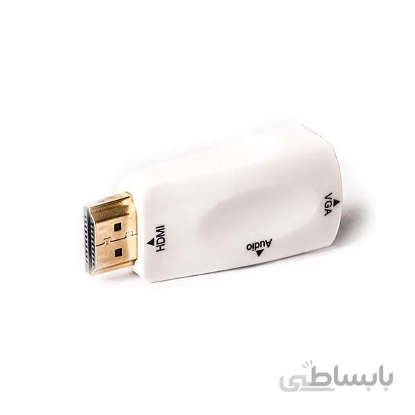 مبدل HDMI به VGA دارای خروجی صدا