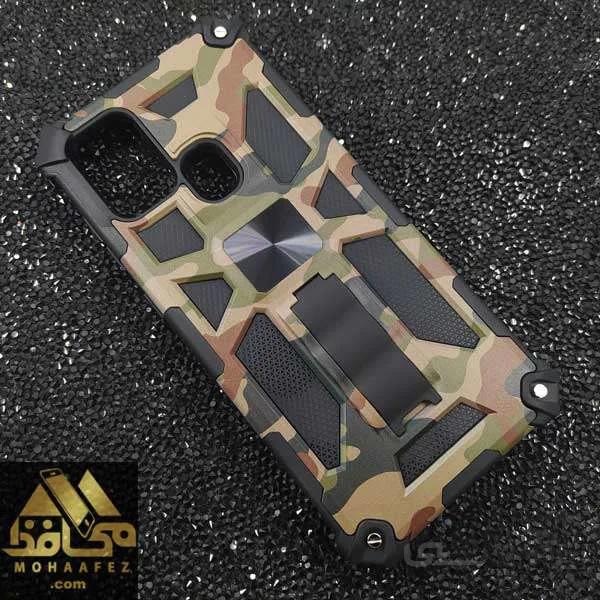 قاب ضد ضربه چریکی سامسونگ Galaxy A21s هولدر دار کد SA438D