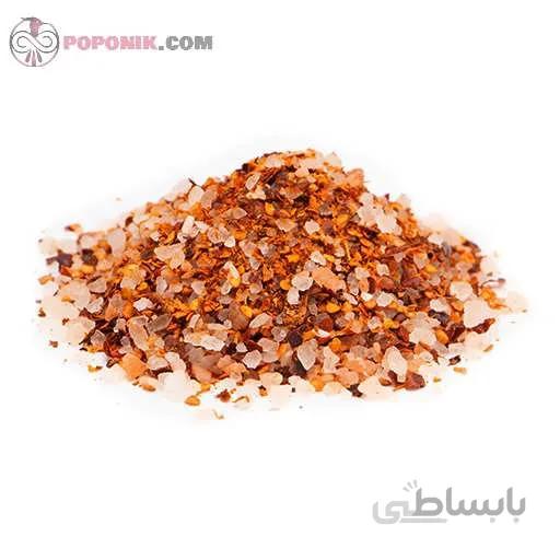 گرانول نمک سفید و صورتی و پرک فلفل