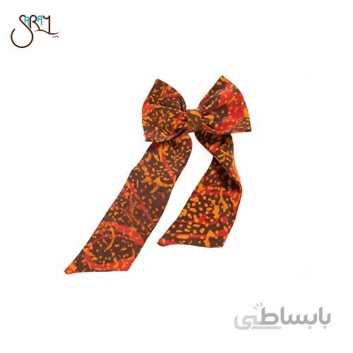 گیره سر پاپیونی با پارچه باتیک مدل 2015