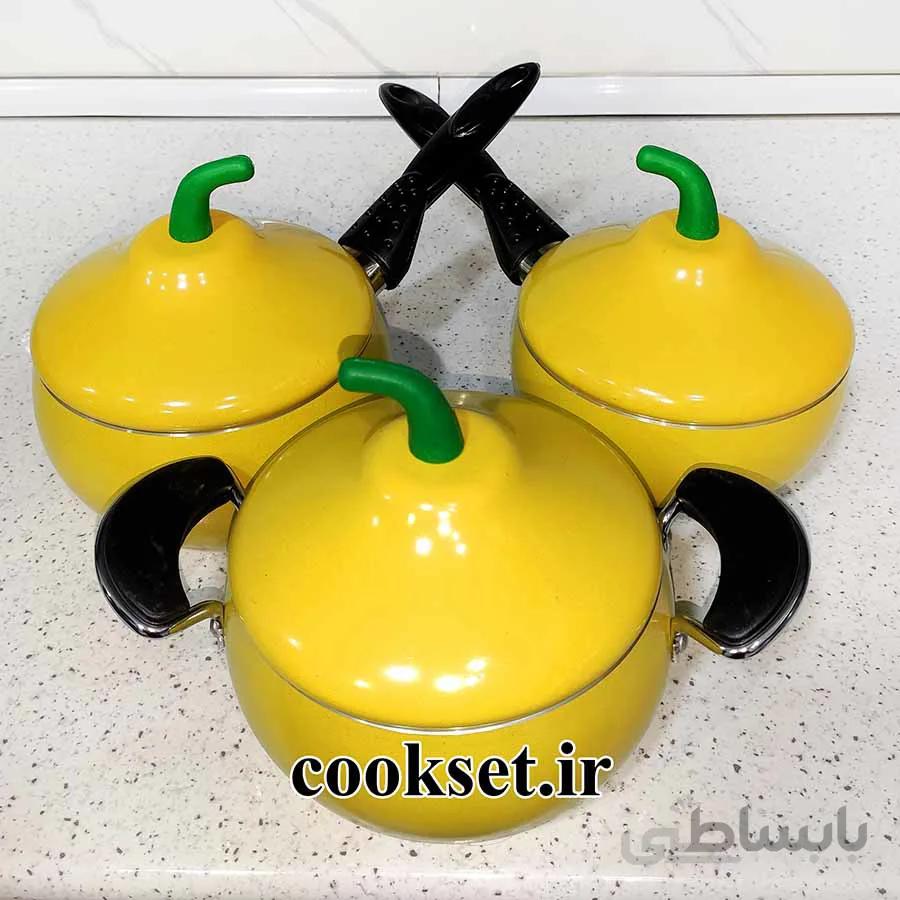 سرویس قابلمه نوزادی میوه ای طرح گلابی