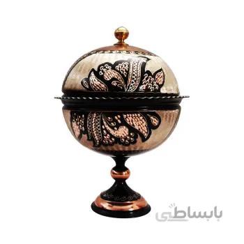 شکلات خوری مسی میناکاری کروی توت کالا tootkala 13993