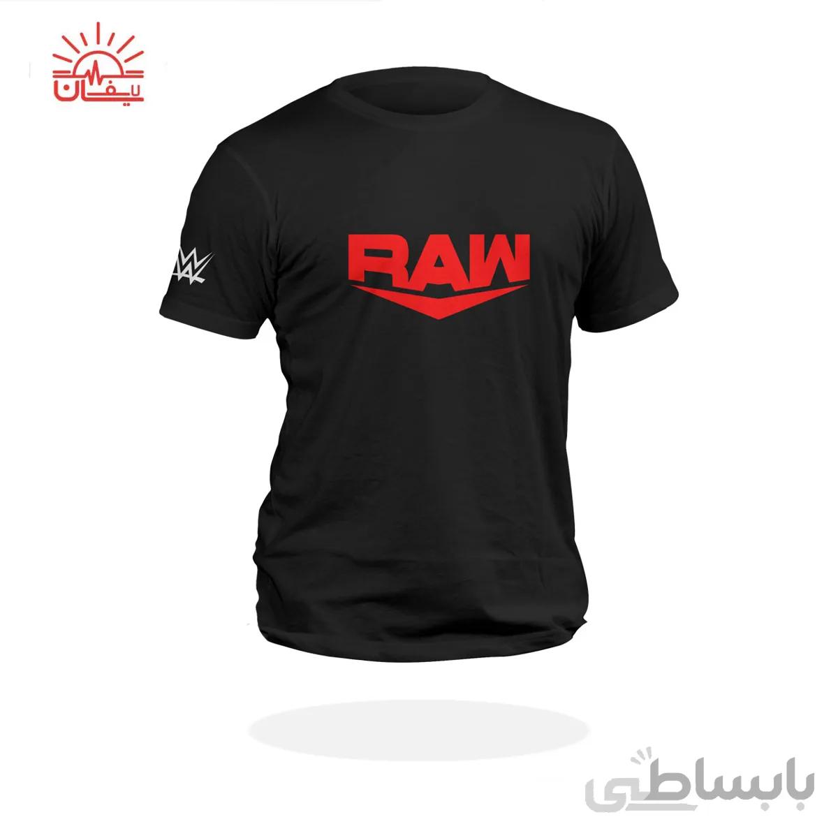 تیشرت طرح کشتی کج RAW