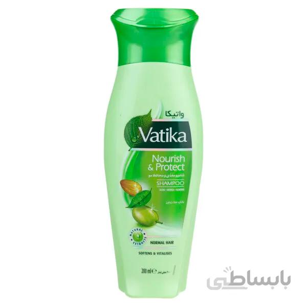 شامپو مغذی و محافظ مو واتیکا مدل Olive حجم 200 میلی لیتر