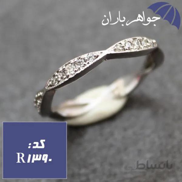 حلقه نقره زنانه کد R_1390