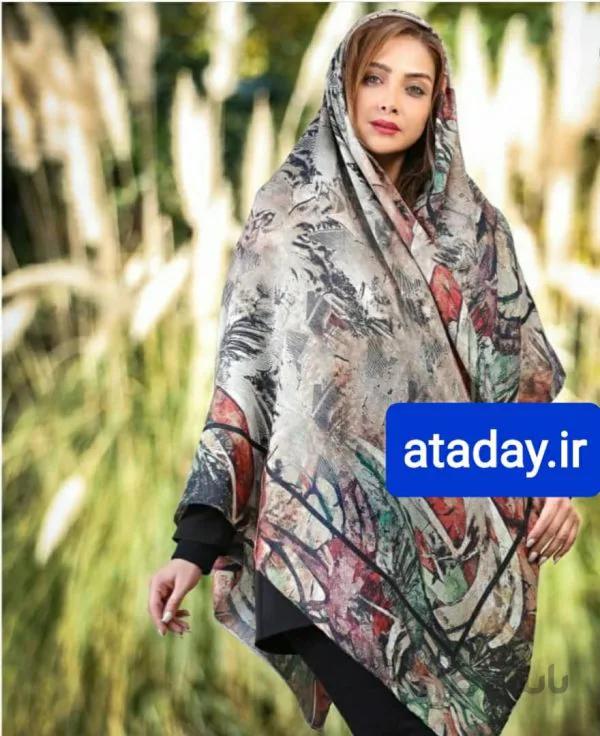 روسری نخی طرح شقایق