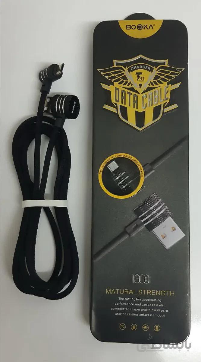 کابل شارژ microUSB برند بوکا BOOKA پک فلزی