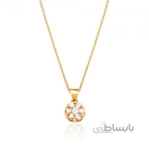 آویز طلا طرح فلاور کد CP314