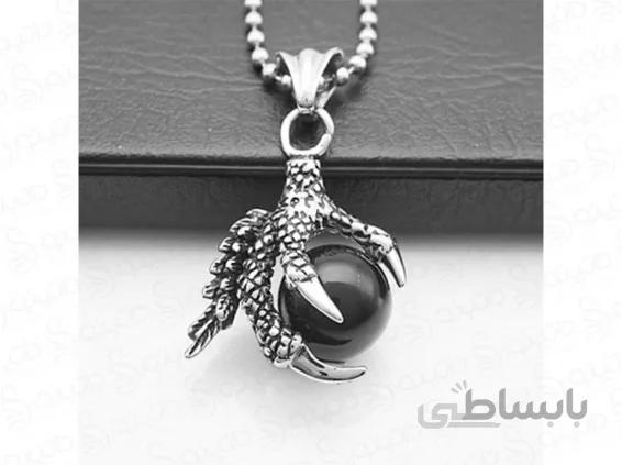 گردنبند مردانه نگین در چنگ عقاب jewellery-10001