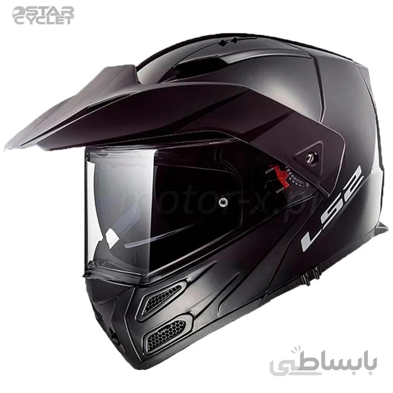 کلاه کاسکت ال اس تو فک متحرک اندرو مدل METRO-BLK