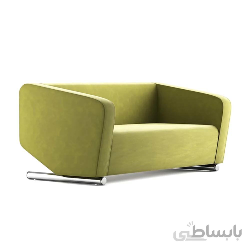مبل دو نفره SF-102-02 پوشش چرم هلگر