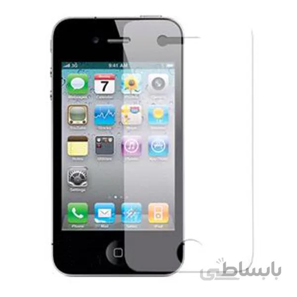 محافظ صفحه نمایش ضد شوک باف مخصوص گوشی موبایل آیفون 4g و 2 in 1