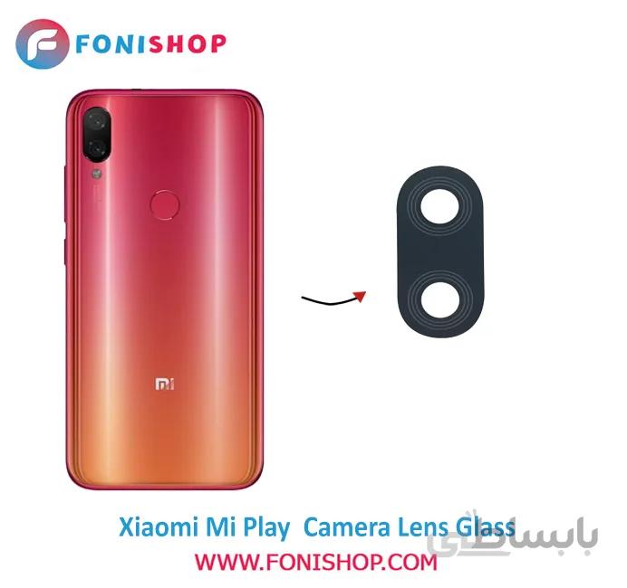 شیشه لنز دوربین گوشی شیائومی Xiaomi Mi Play ا Camera Lens Xiaomi Mi Play