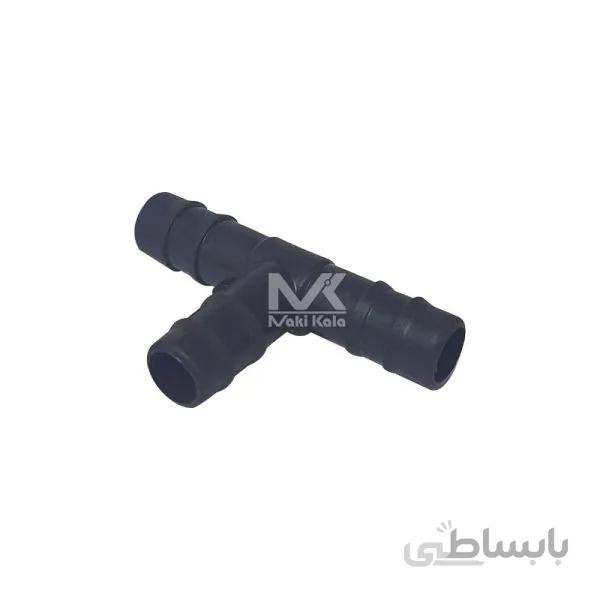 سه راهی پلاستیکی شیلنگ آبخوری قفس سایز 12 میلی متر