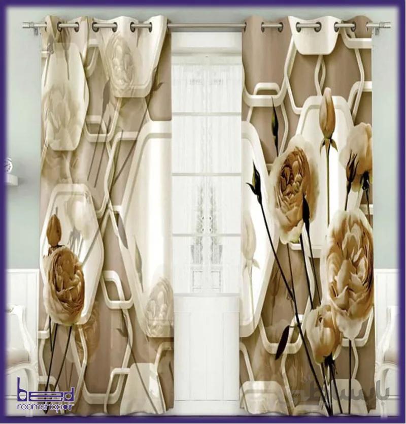 پرده اتاق خواب با چاپ سه بعدی مدلP1019