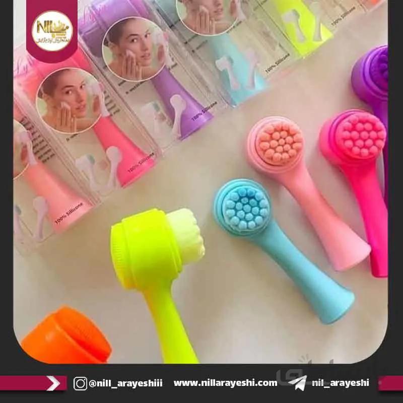 فیس براش چکشی دسته و فرچه نئونی