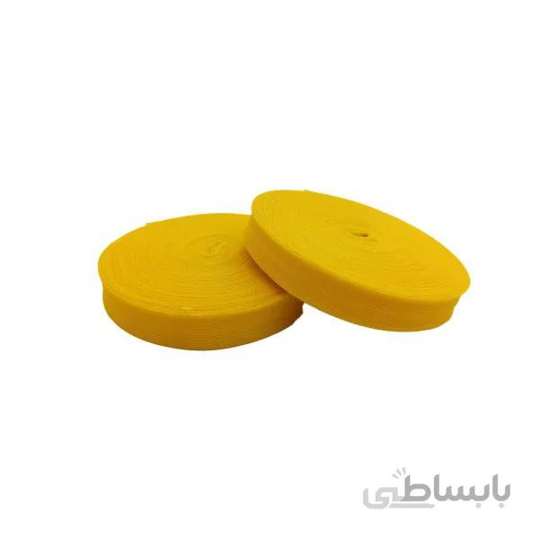 نوار اریب توری زرد 2 سانتی کد 4067O