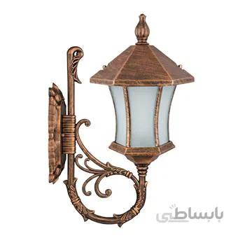 چراغ دیواری حیاطی تکشیدفام مدل ویکتوریا کمرباریک 8203U