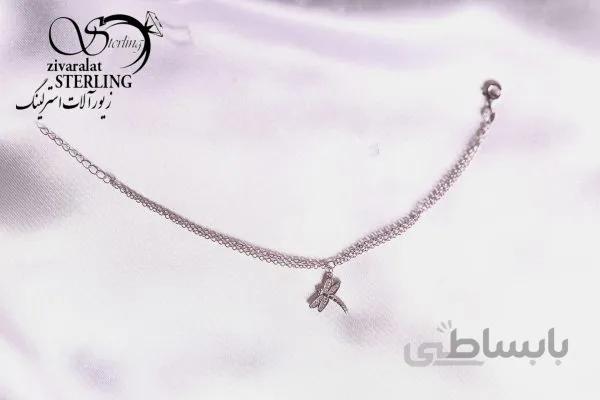 دستبند نقره زنانه کد 180724