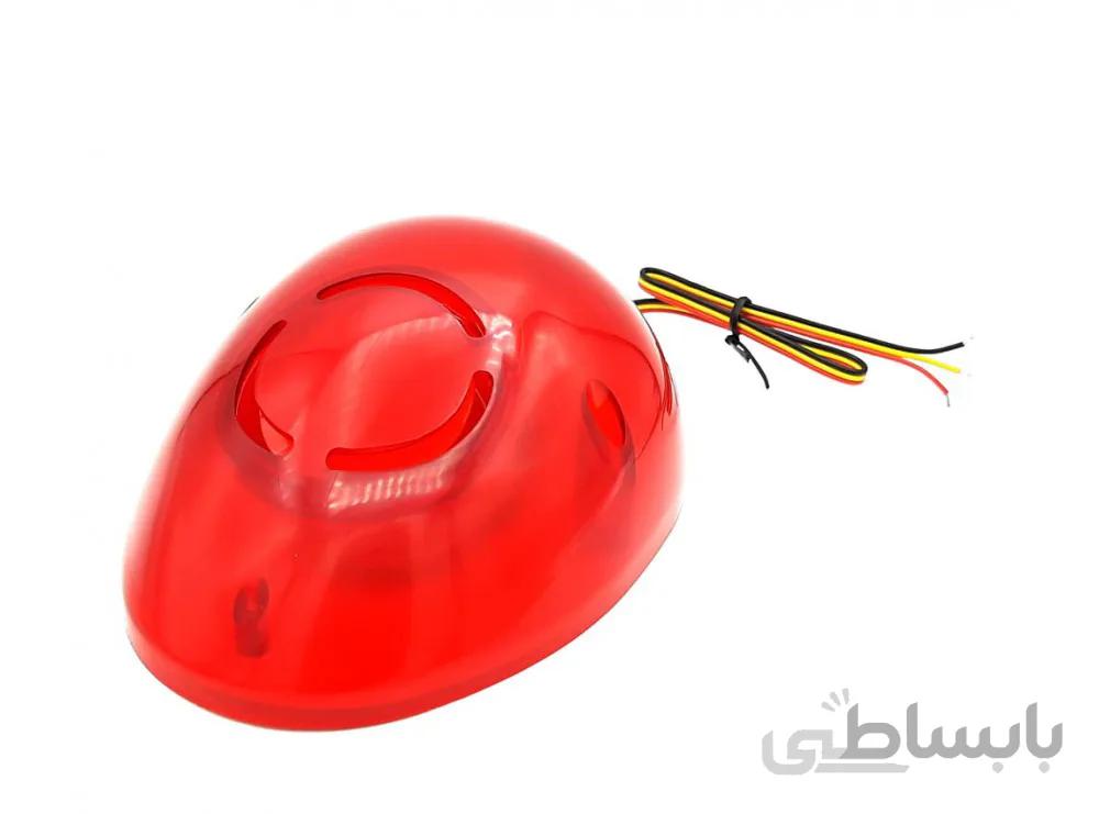 آژیر - آلارم 12VDC دوحالته سه سیمه چراغدار